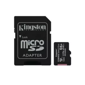 Kingston - Carte Micro SD 64GB + Adaptateur SD