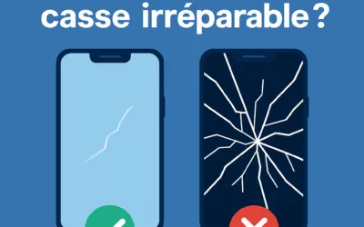 Écran fissuré : microfissure ou casse irréparable ?