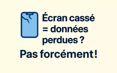 Écran cassé : peut-on réparer son smartphone sans perdre ses données ?