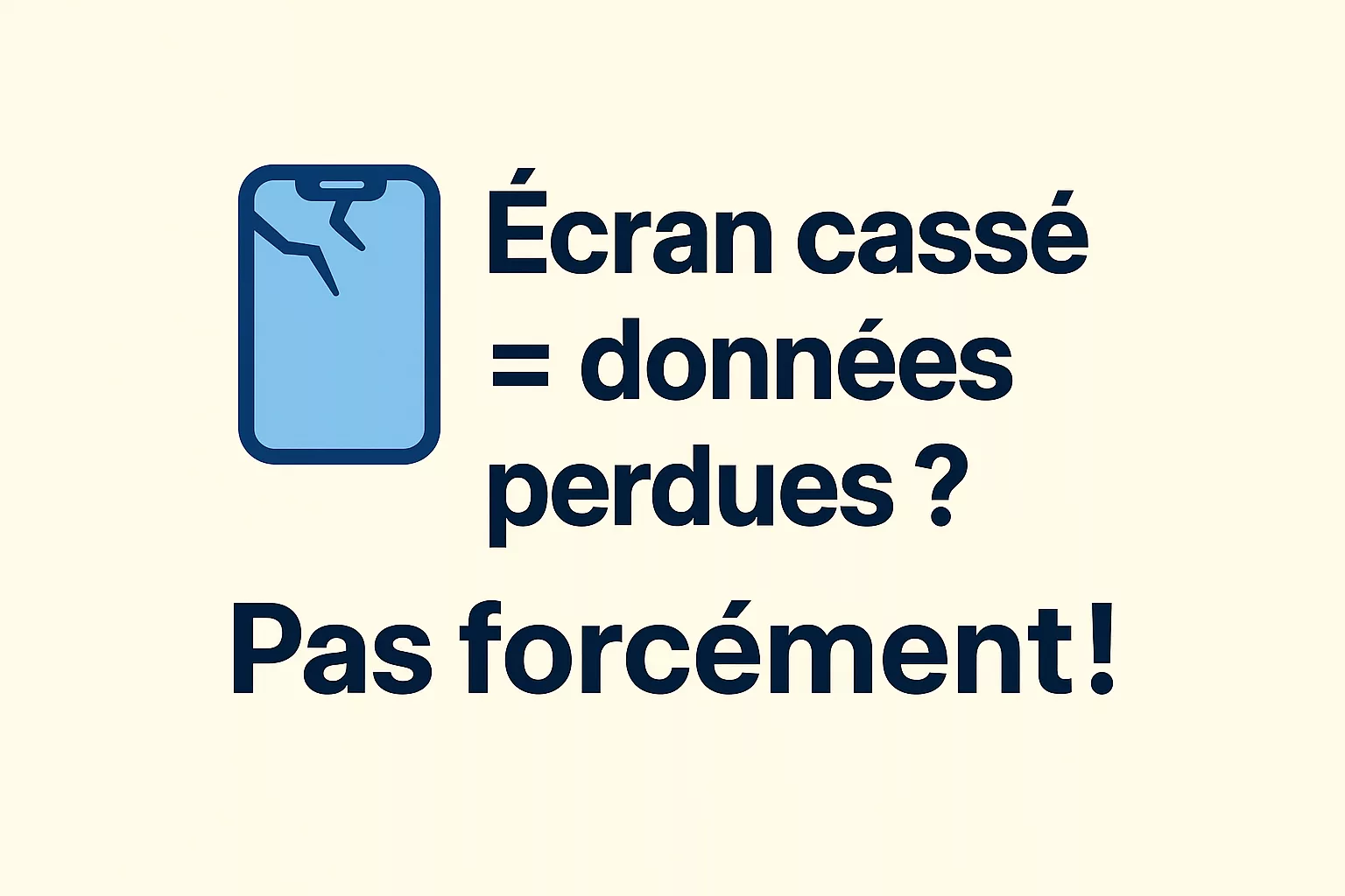 Écran cassé : peut-on réparer son smartphone sans perdre ses données ?
