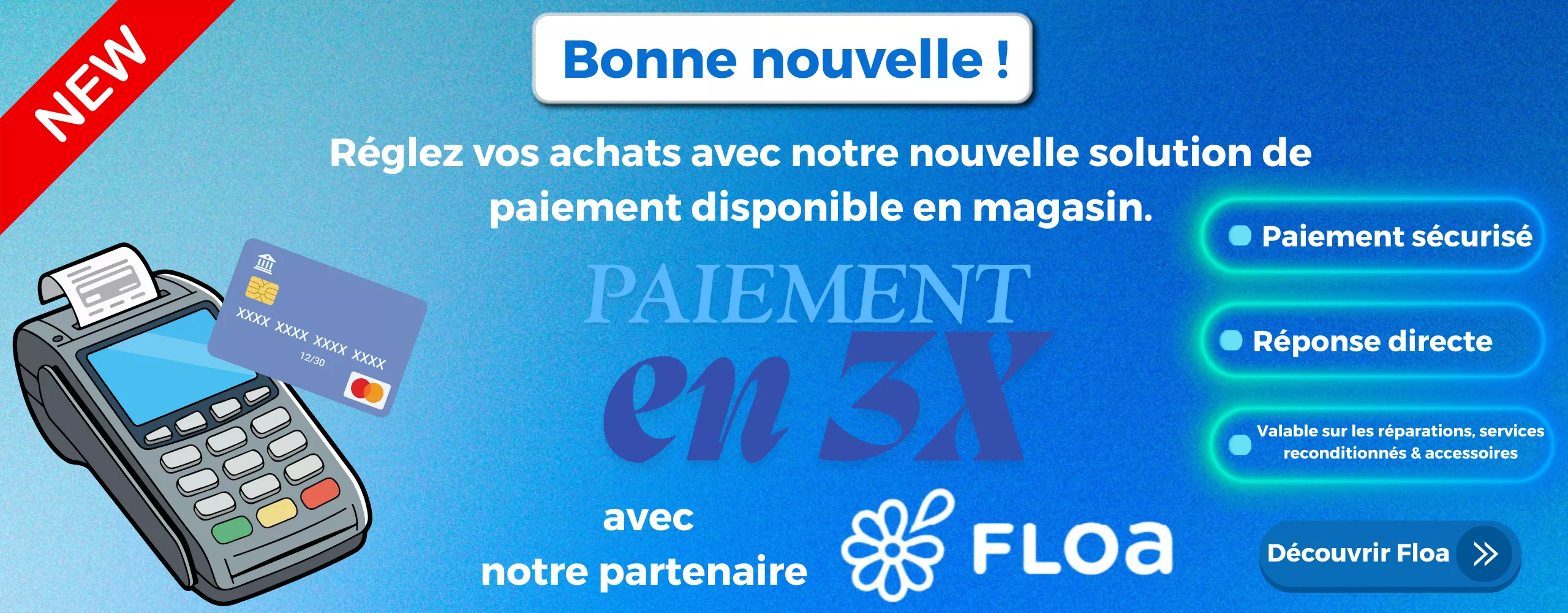 Nouvelle solution de paiement chez Fix & Swap : Floa Pay Nouveau : Floa Pay chez Fix & Swap